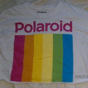 polaroid cropped tee